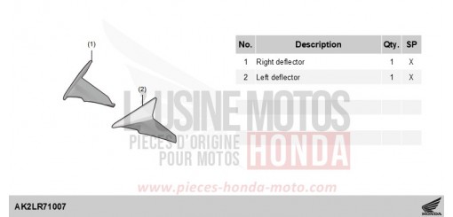KIT,LEG DEFLECTOR ADV350AS de 2025